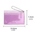 thumbnail image 3 of AOOOWER Women PVC Clear Jelly Bag Mini Money Wallet Card Holder Handhold, 3 of 16