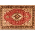 thumbnail image 1 of Ahgly Company Indoor Rectangle Persian Orange Traditional Area Rugs, 6' x 9', 1 of 1