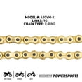 thumbnail image 4 of Niche Gold 630 X-Ring Chain 90 Links With Master Link Motorcycle 519-CDC2597H, 4 of 6
