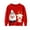 Red, variant on Odeerbi Kids Boys Girls Christmas Sweater Cute Winter Thermal Knit Crewneck Sweater Children's Christmas Printed Long Sleeve T-shirt Round Neck Top Kids Clothes Gray