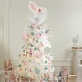 thumbnail image 6 of Apmemiss Clearance Easter Tree Topper Bunny Ears Christmas Tree Top Decoration Spring Plush Metal Rabbit Ornament for Cute Spring Easter Trees Easter Holiday Home Decoration Party Supplies, 6 of 6