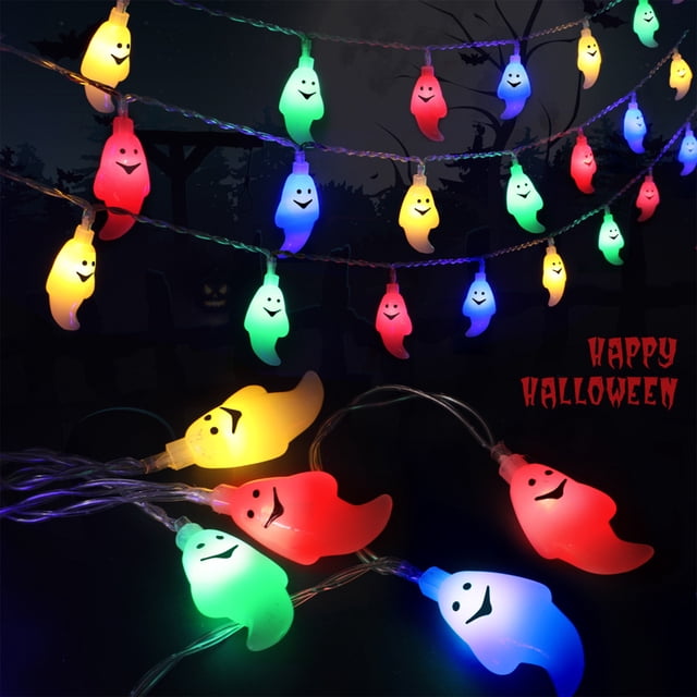 Txlixc Linternas de Halloween, decoración de fantasmas sonrientes Txlixc moda