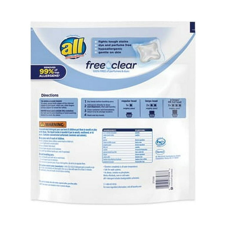 Mighty Pacs Free and Clear Super Concentrated Laundry Detergent, 39/Pack Mighty Pacs Free and Clear Super Concentrated Laundry Detergent, 39/Pack