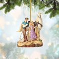 thumbnail image 2 of Figura de princesa de Disney, adornos navideños, árbol de Navidad, colgante plano, decoración, regalo para niñoszhangyuxiang zhangyuxiang unisex, 2 of 2