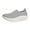 Gray, variant on Platform Sneakers for Women Casual Knitted Low Top Walking Shoes Lightweight Soft Sole Slip on Loafers Antislip Workout Gym Athletic Shoes Black Size 7.5