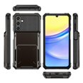 thumbnail image 2 of for Samsung Galaxy A15 Case, Wallet 5 Credit Card Holder, ID Slot Flip Wallet Case, Back Pocket Dual Layer Protective Hard Shell TPU Rubber Bumper Sto, 2 of 5