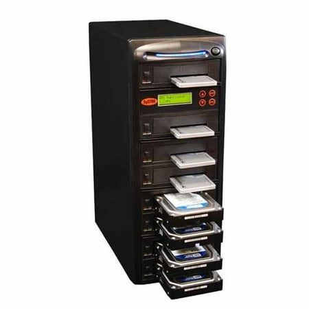 Ultra160 Hot Swap Hard Disk - Produplicator SYS307DP Systor 1-7 SATA 2.5 & 3.5 in. Dual Port, Hot Swap Hard Disk & Solid State Drive Duplicator & Sanitizer