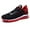 Blackred, variant on AOV GREEN LEAF Mens Athletic Running Tennis Shoes Lightweight Sport Gym Jogging Walking Sneakers US 7-12.5