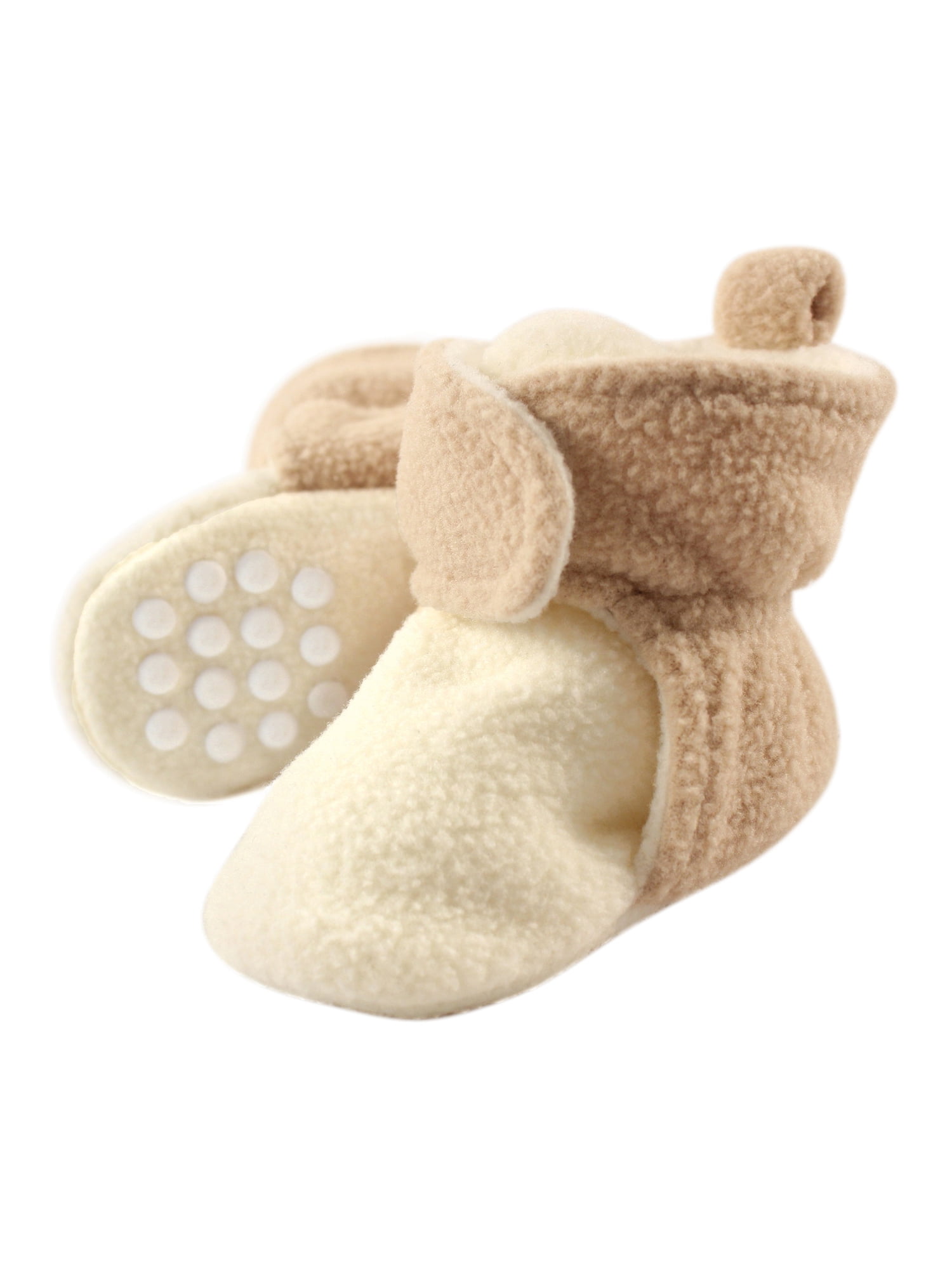 Luvable Friends - Fleece Lined Non-Skid Soft Sole Booties (Baby ...
