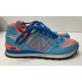 thumbnail image 3 of New Balance Men's Orange Blue Mesh Shoes Size 9, 3 of 5