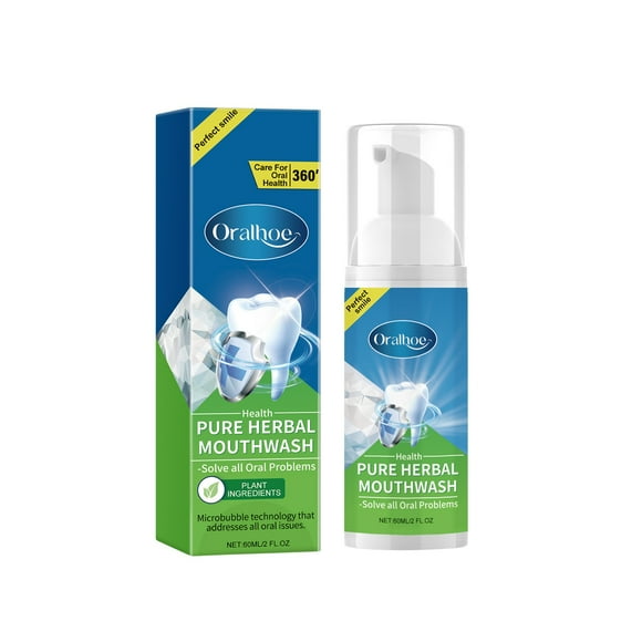 Herbal Foam Oral Toothpaste For Teeth Cleaning, Oral Odor, Yellow Teeth, Stains And Tartar, Beautiful Teeth And Oral Care,Long-Lasting Freshness Best Gift for Women