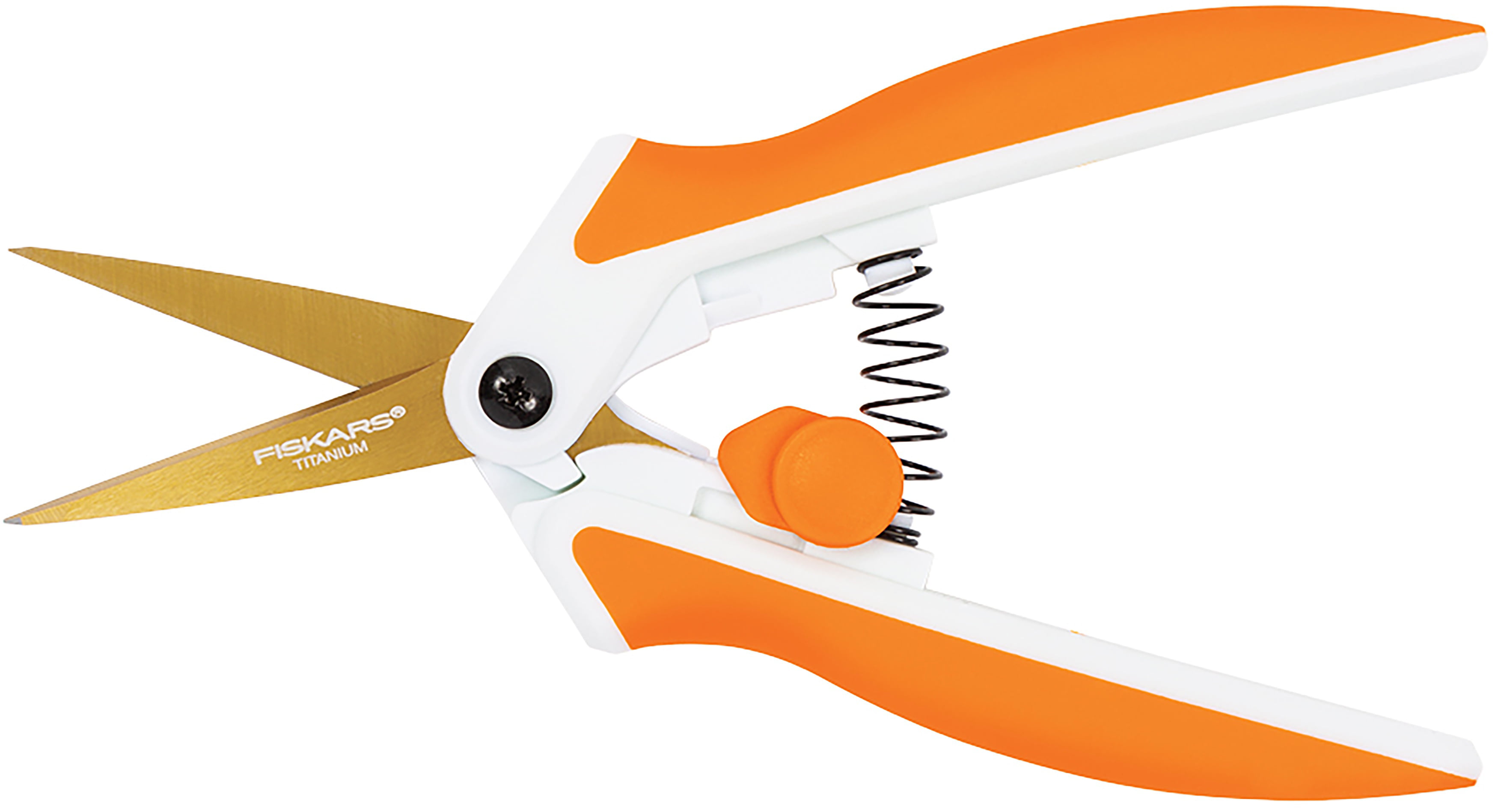 Fiskars Cuts + More Titanium All Purpose Scissors w/ Sharpener and Take  Apart Knife