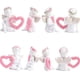 thumbnail image 3 of Estatua de resina de querubines de 2 piezas para decoración del Día de San Valentín, linda escultura con corona de rosas, regalo conmemorativo, 3 of 7