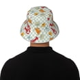 thumbnail image 5 of Bingfone Lobster Sea Shell Bucket Hat for Men Women,Packable Reversible Printed Sun Hats,Fisherman Outdoor Travel Hiking Beach Caps, 5 of 7