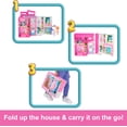 thumbnail image 4 of Barbie Doll House Playset, Getaway House with 11 Accessories Including 2 Chairs, 4 Play Areas & 360-degree Play, 4 of 5
