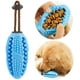 thumbnail image 2 of Cepillo de dientes para perros, juguete masticable, pelota de entrenamiento para cachorros, cuidado dental, limpieza dental, no tóxico, caucho natural resistente a mordeduras (azul, mediano), 2 of 5