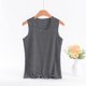 thumbnail image 1 of Ropa interior térmica Tops de moda para mujer de invierno sin mangas de cuello redondo cómodas camisetas sin mangas lisas regulares blusa de poliéster para mujer, 1 of 5