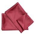 thumbnail image 6 of Unique Bargains 4 Pack Satin Pillowcases for Hair and Skin, Burgundy Travel, 6 of 8