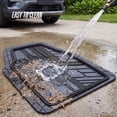 thumbnail image 2 of Open Road Sport Car Floor Mats, 4-Piece All-Weather Rubber Mats, Universal Fit, 2 of 10