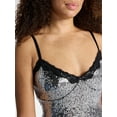 thumbnail image 4 of No Boundaries Sequin Mesh Tank Top and Mini Skirt Set, 2-Piece, Women's, 4 of 5