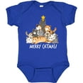 thumbnail image 3 of Inktastic Merry Catmas with Cat Tree and Yellow Star Boys or Girls Baby Bodysuit, 3 of 5