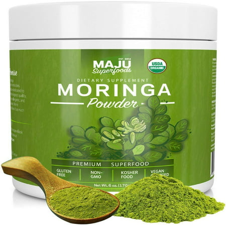 Organic Moringa Powder: Pure, Non-GMO, Best Tasting Moringa (The Best Anti Inflammatory)