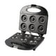 thumbnail image 1 of Mini máquina para hacer donas | Máquina de desayuno totalmente automática | Calefacción antiadherente de doble cara | 800-850W | Electrodoméstico multifunción para hornear pasteles, huevos | Fácil, 1 of 2