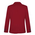 thumbnail image 2 of YONGHS Kids Boys Gentleman Blazer Lapel Long Sleeve Jacket Banquet Wedding Suit Outerwear Burgundy 14, 2 of 5