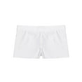 thumbnail image 5 of Venjoe Kids Girls Athletic Shorts Shiny Stretchy Dance Ballet Pants Gymnastics Sports Booty Swim White 6, 5 of 6