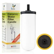 British Berkefeld Doulton Ultra Fluoride Ceramic Drinking Water Filter Cartridge W9120133 for All Gravity Water Filter Systems, Pack of 4