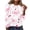 Pink (Womens Tops), variant on Htigea Womens 3/4 Ruffle Sleeve T-Shirts Summer Crop Tops Collared Button Down Blouses Cute Tees Light Blue S