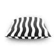 thumbnail image 4 of White with Black Line Stripe Throw Pillow Covers Couch Pillowcases Decor for Bed Sofa 16" x 16", 4 of 7