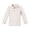 thumbnail image 4 of CCRFTGI Polo Shirts for Child Girls Size 7 School Uniform Polka Dots Shirt Athletic Sport Lapel Button Collared Polos Lightweight Quick Dry 2026 Summer polo shirts White 13-14 Years, 4 of 5