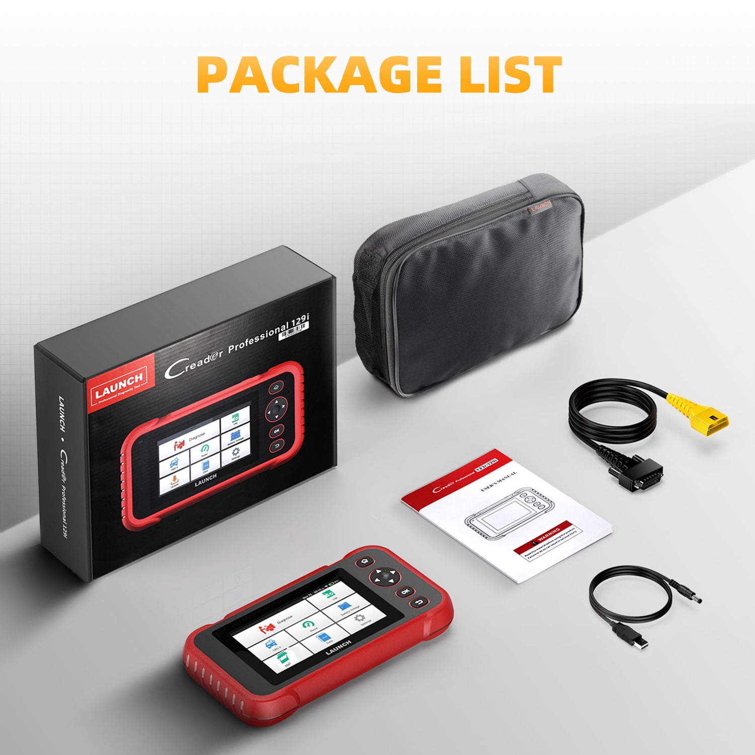 LAUNCH CRP129i OBD2 Scanner Car Scanner 4 Systems ABS SRS