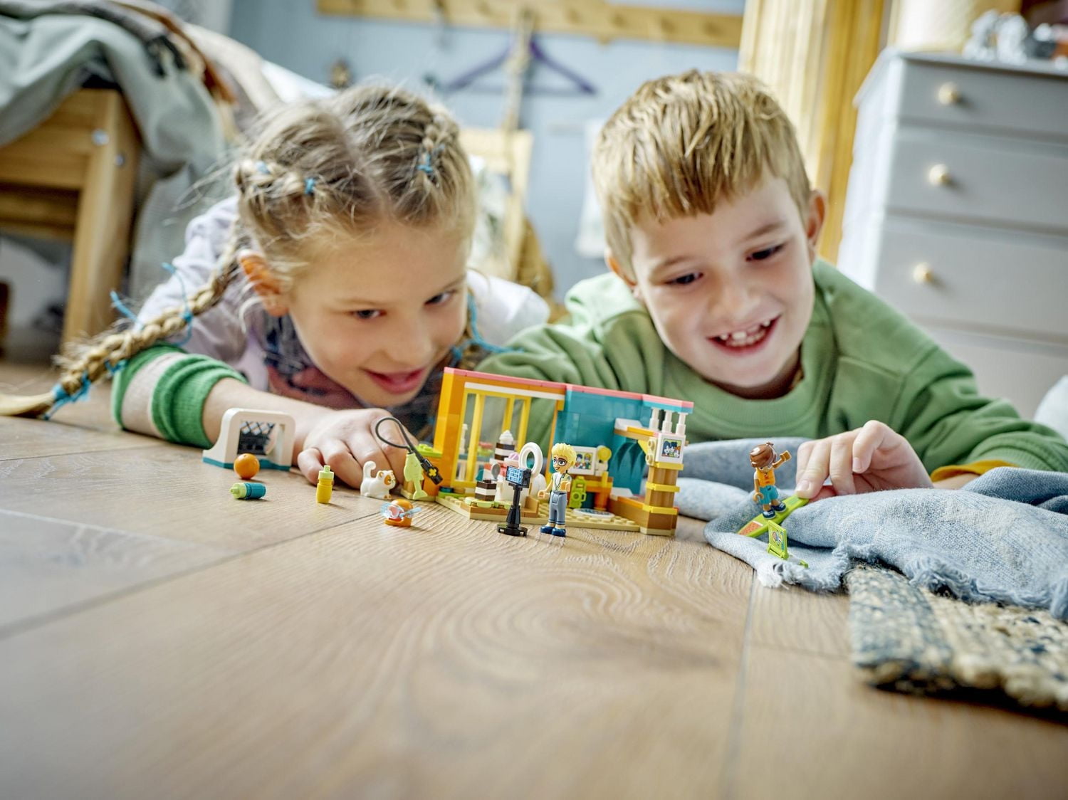 LEGO Friends Leo's Room 41754 Baking Themed Toy for Build and Play, Creative Doll House Toy with Animal Figure and 2 Mini Dolls