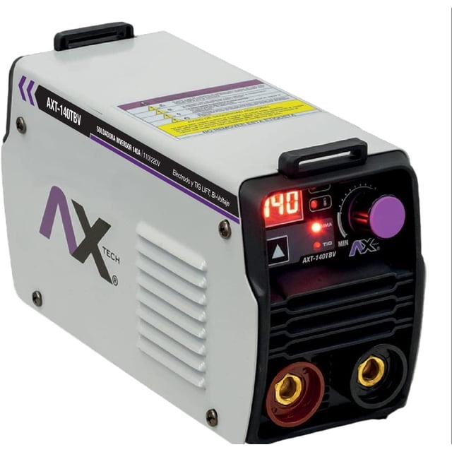 Soldadora Inversor 140 AMP 110/220V Electrodo y TIG LIFT AXTECH 140TBV AX TECH AXT-140TBV