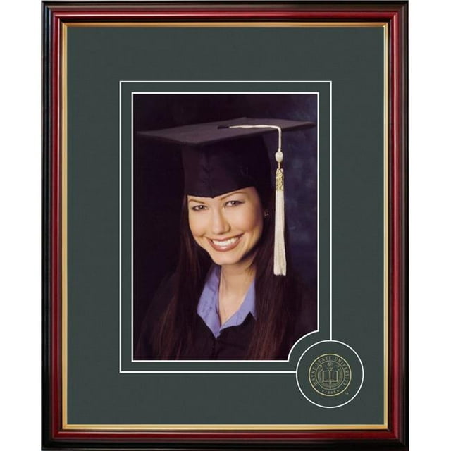 Campus Images MI983CSPF 5 x 7 in. Wayne State University Graduate Portrait Satin Mahogany Frame