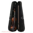 thumbnail image 4 of Labymos Professional 1/4 Violin Triangle Shape Case Box Hard & Super Light with Shoulder Straps Black, 4 of 8