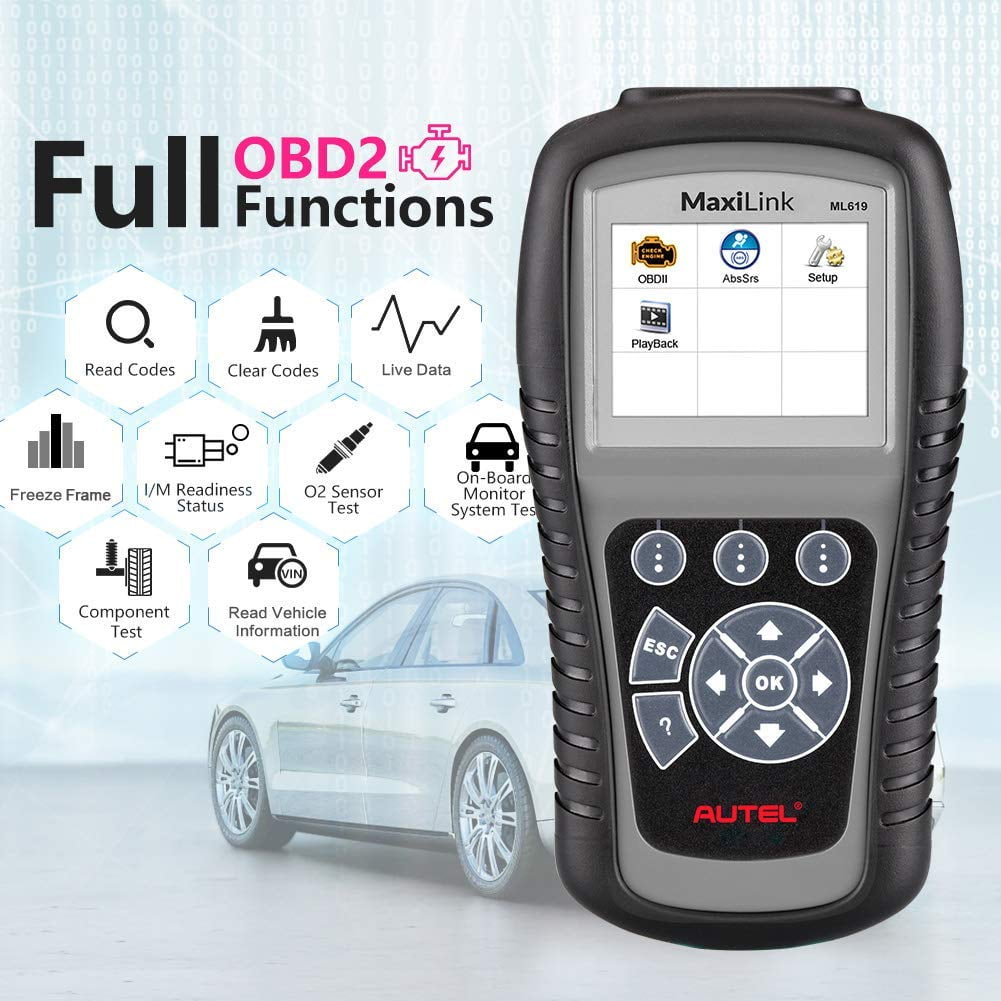 Details about   Autel MaxiLink ML619 OBD OBDII OBD2 Car Fault Code Reader Auto Diagnostic Tool 