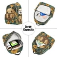 thumbnail image 5 of FORMRS Mini Backpack Purse for Women Travel Daypack Casual Shoulder Bag, Flowers and Dog, 5 of 7