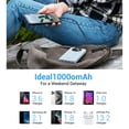 thumbnail image 6 of JIUMESS 10000mAh Power Bank with Cables 22.5W Fast Portable Charger Compatible for iPhone, Android, 6 of 10