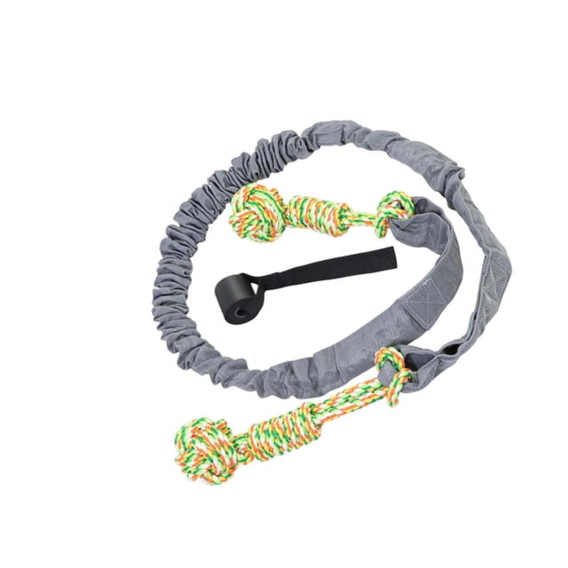 Juguete de cuerda para perros Salvador Bungee resistente a mordeduras gris