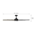 thumbnail image 6 of Chillion 60 in. Indoor/Covered Outdoor Matte Black LED Ceiling Fan with 5 CCT and 7 RGB Selections, Remote Included, 6 of 14