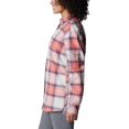 thumbnail image 3 of Columbia Women's Holly Hideaway Flannel Shirt, Faded Peach Ombre Tartan, XX-Large, 3 of 7