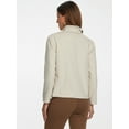 thumbnail image 4 of DARING DIVA Women's Double Breasted Outwear Fashion Overcoat with Scarf Beige M, 4 of 6