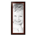thumbnail image 2 of ArtToFrames 11" x 29" Honors Mahogany with Black Picture Frame, 11x29 inch Brown Wood Poster Frame (WOM-5154), 2 of 7