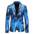 thumbnail image 5 of SJLDQY Carnival Mens 2 Peice Suit Set Casual Dress Suits for Men Tie Dye One Button Blazer Jacket Pants Elegant Business Wedding Party Outfits, 5 of 9