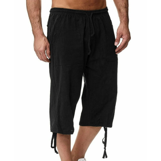 Weiqiqre Mens Pants Solid Color Casual Pants Casual Loose Straddle Pants Amall Foot Pants Full Length Pants Perfect for Outdoor Work and Casual Streetwear in Spring and Fall Seasons