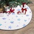 thumbnail image 3 of FMSHPON Watercolor Stars Magic Winter Xmas Christmas Tree Skirt Stand Mat for Holiday Party Decoration Indoor Outdoor 36 inches, 3 of 3