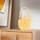 thumbnail image 4 of unbranded Cesta Decorativa Con Orejas Tejida En Papel Resistente Con Asa Para Facilitar El, 4 of 8